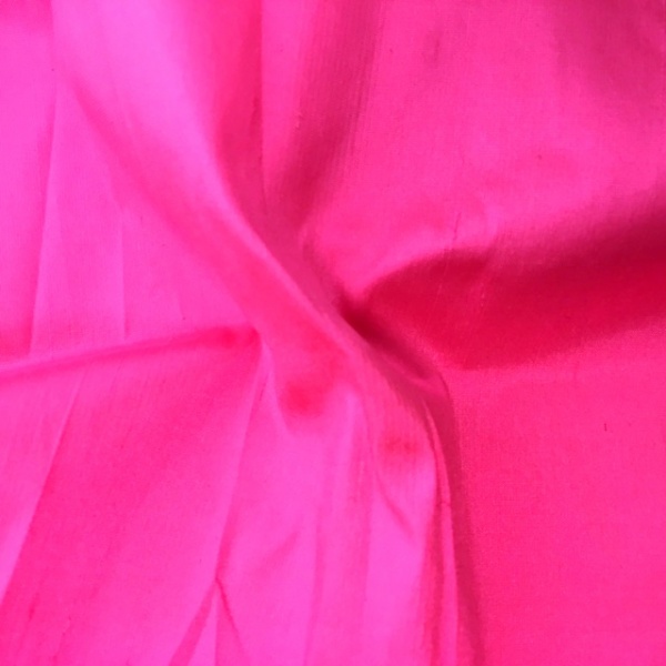 Dupion Silk - BARBIE PINK